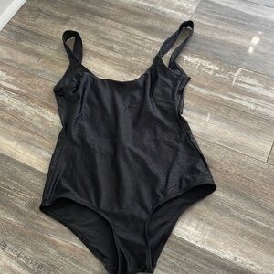 Zimmerman black snakeprint one piece swimsuit